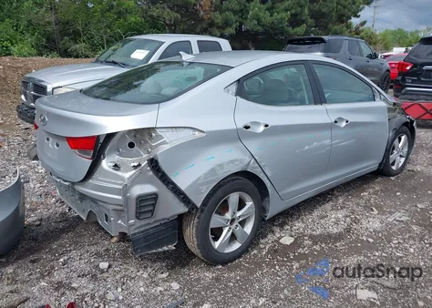 2013 Hyundai Elantra Gls z USA, uszkodzony, nr VIN 5NPDH4AEXDH409269